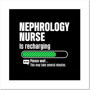 Nephrology Nurse Recharging Dialysis Nursing Rn Posters and Art